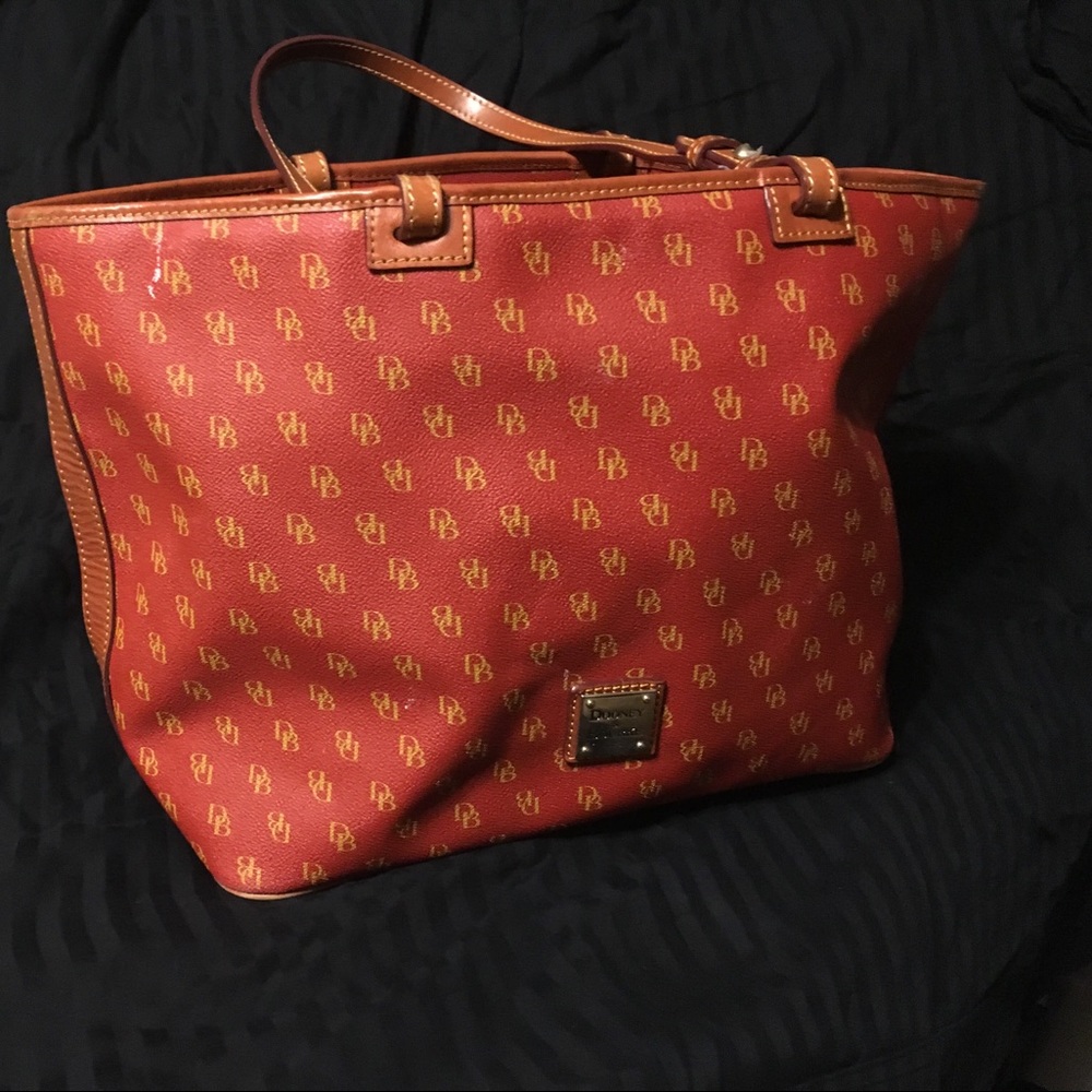 Dooney and Bourke red purse