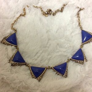 JCrew Blue Statement Necklace