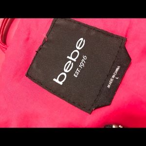 Bebe Faux Leather Crop Jacket
