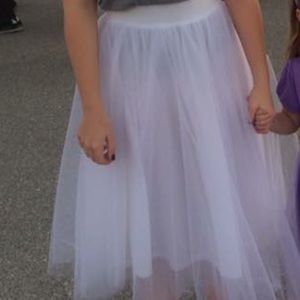 Windsor midi tulle skirt