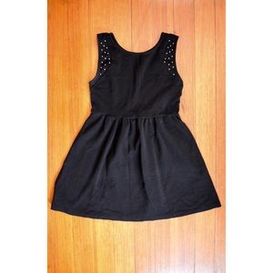 Silver-Studded, Black Forever 21 Dress