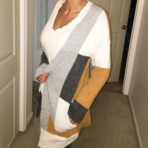 *NEW*Fashion Knit Multi-Color Long Sleeve Cardigan