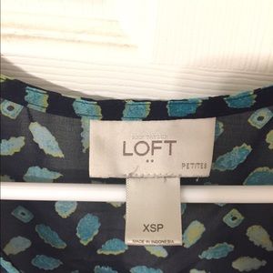 Loft chiffon top Loft chiffon top