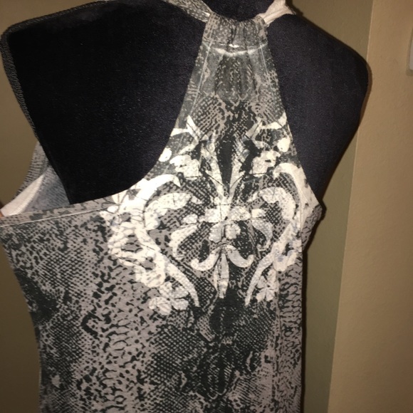 ✅Calvin Klein Gray Tank w/White & Silver Accent - Picture 4 of 7