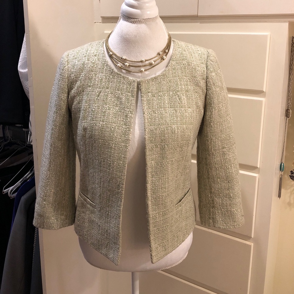Mint green 3/4 length jacket