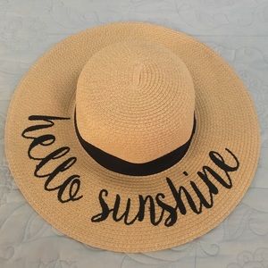 Hello Sunshine Straw Sun Hat