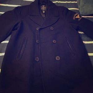 A 2004 Ralph Lauren Polo Jeans Pea Coat size Large