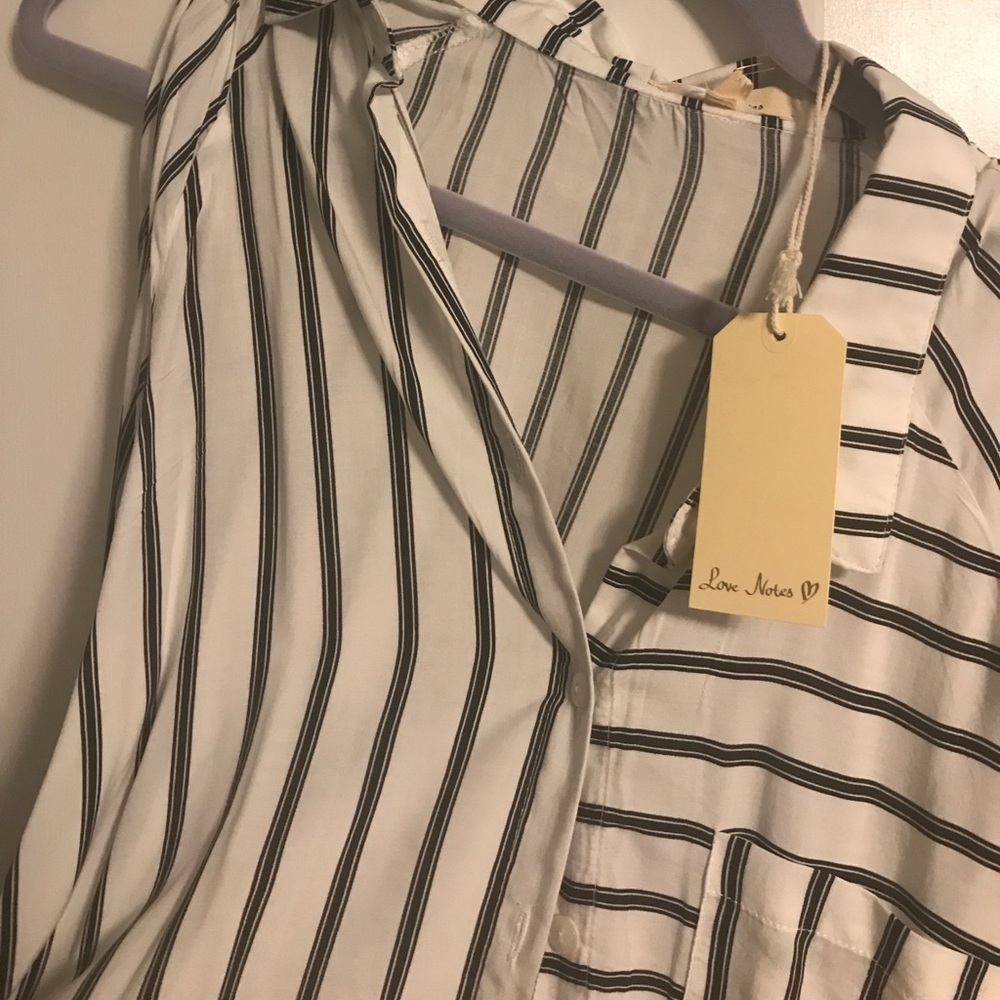 Button up with Open shoulder and asymmetric
