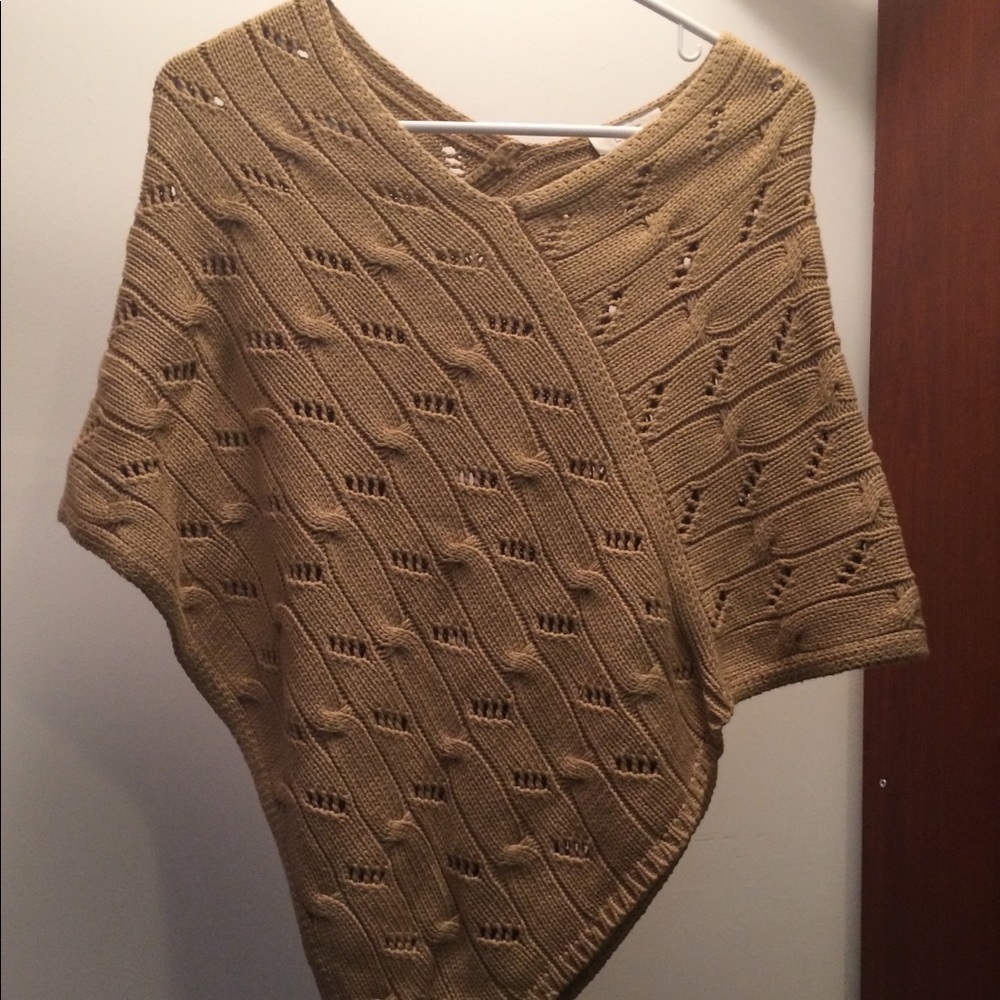 Ann Taylor loft knit poncho
