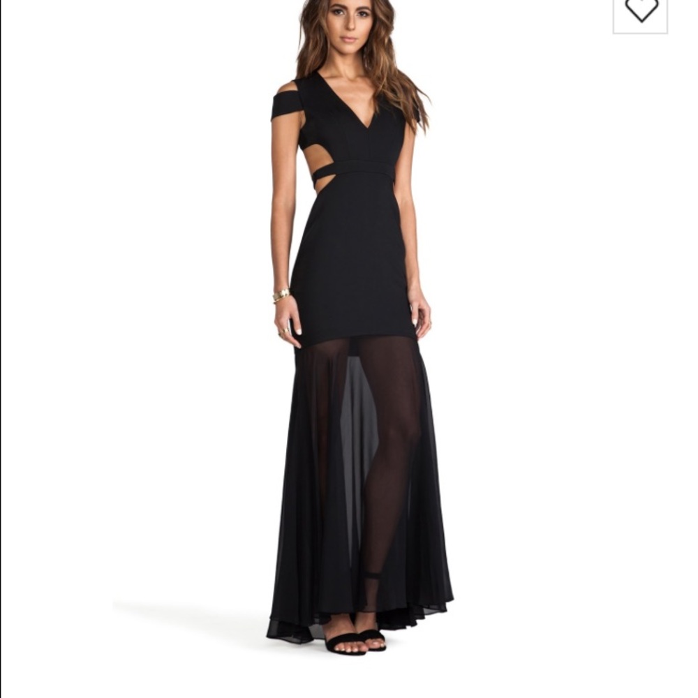 Bcbg cut-out maxi dress