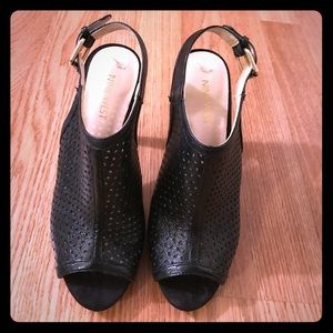 Black Nine West high heels