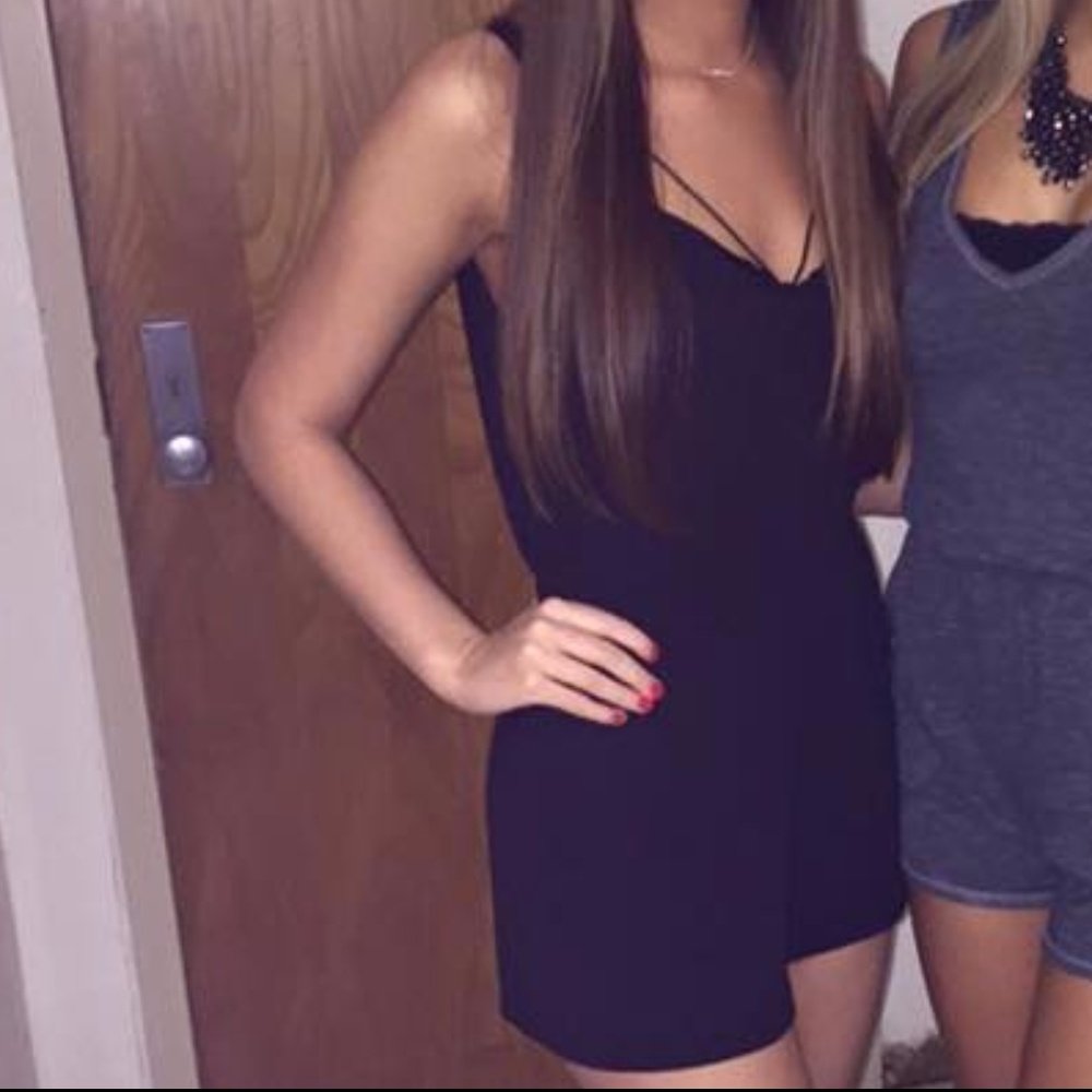 Urban Outfitters Black Romper