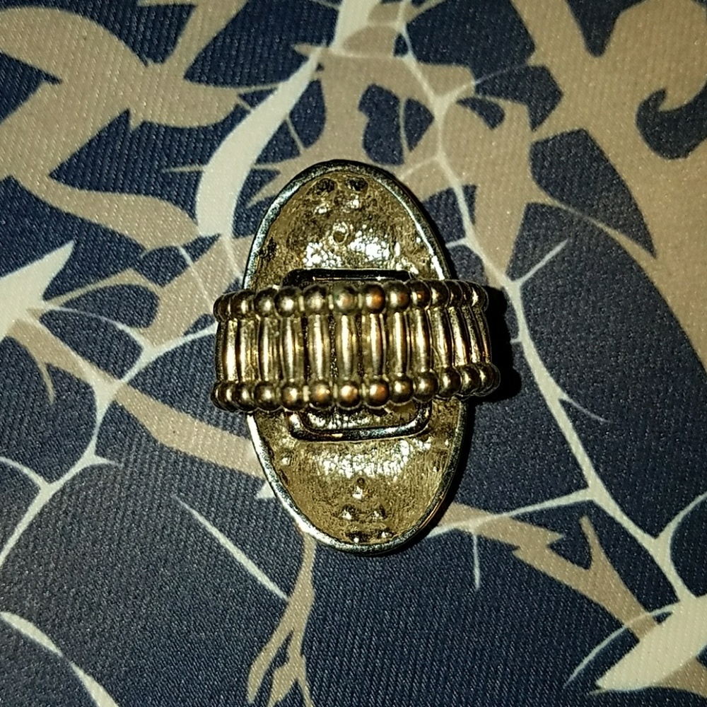 Stretchy Oval Rhinestone Ring - Picture 5 of 6