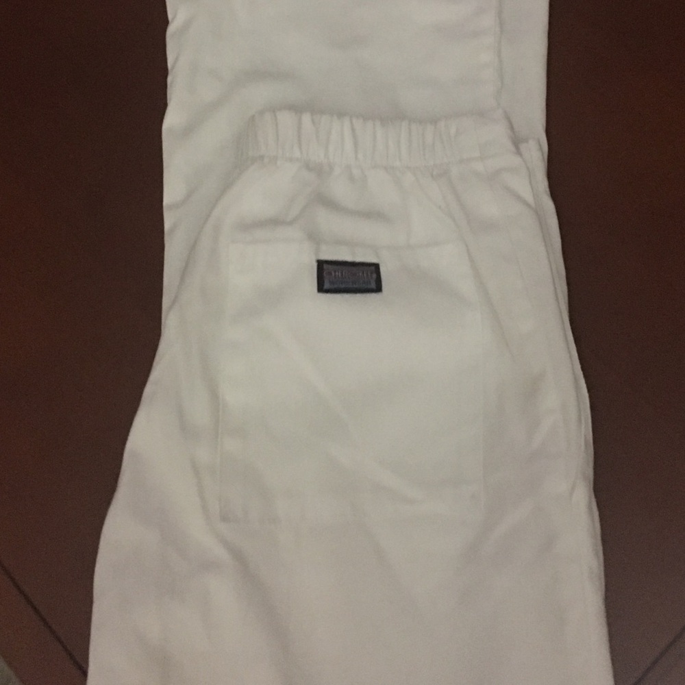 White Scrub Pants Xxs