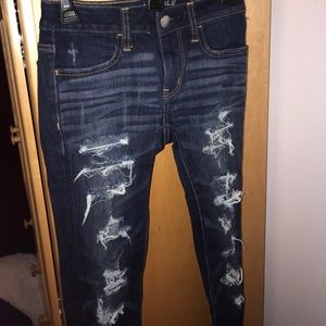 american eagle ripped jeans