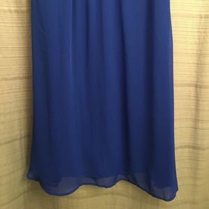 Royal blue maxi skirt