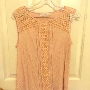 Loft rose pink shirt Loft rose pink shirt