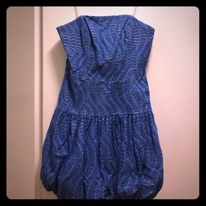 Sleeveless Lily Pulitzer royal blue eyelet dress