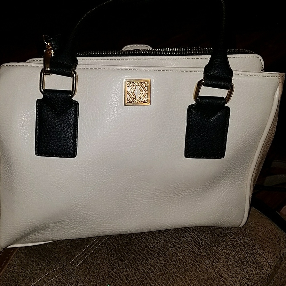 Anne Klein tan bag