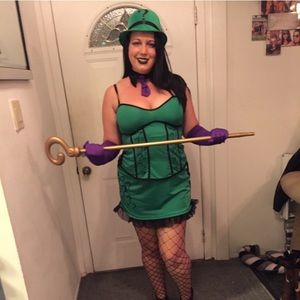 The Riddler Halloween costume.