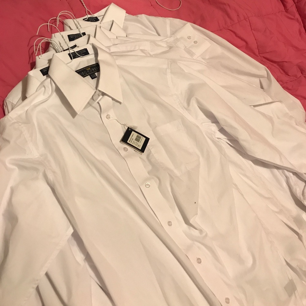 Long sleeve collard shirts (8)