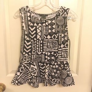 Forever 21 peplum Top
