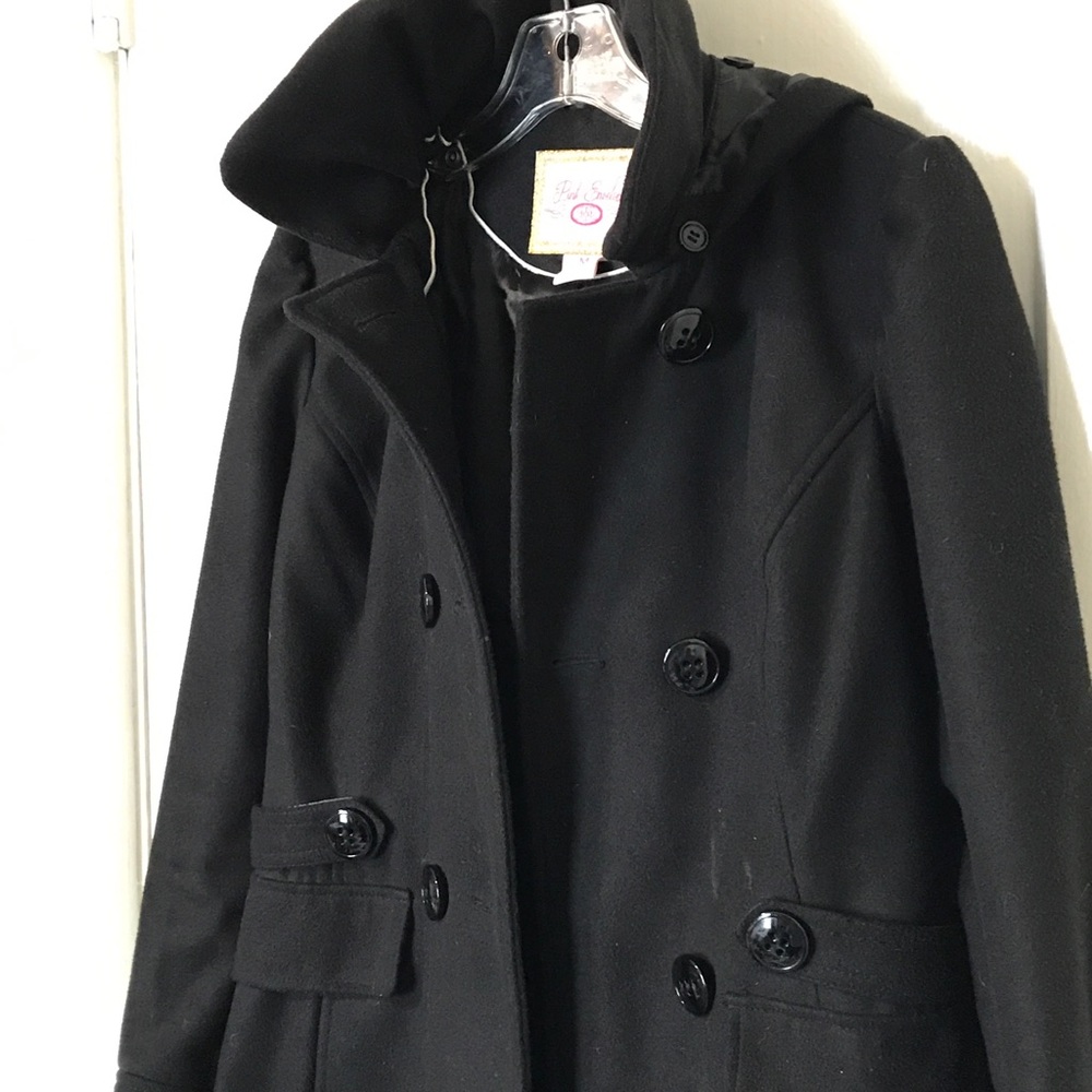 🖤Cute black pea coat🖤