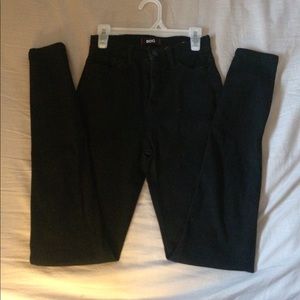 High rise skinny jeans