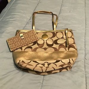 Purse & matching wallet