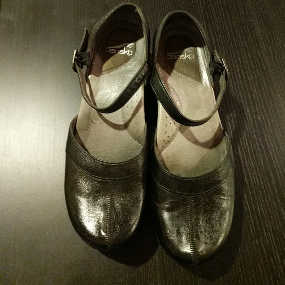 Black Dansko Mary Janes Size 41