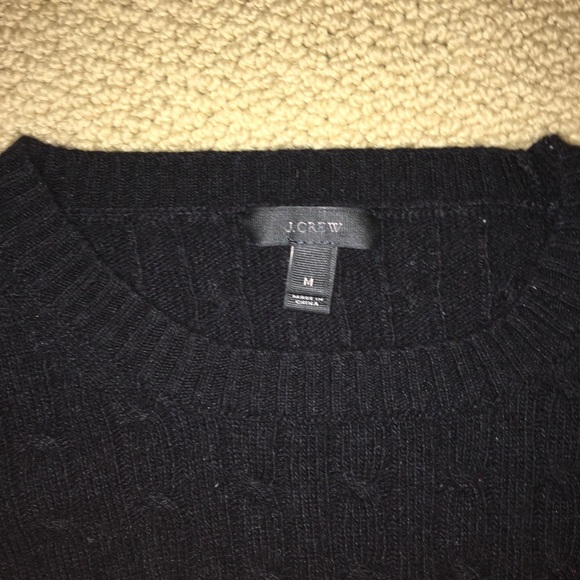 J. Crew Black Sweater Size M - Picture 3 of 3