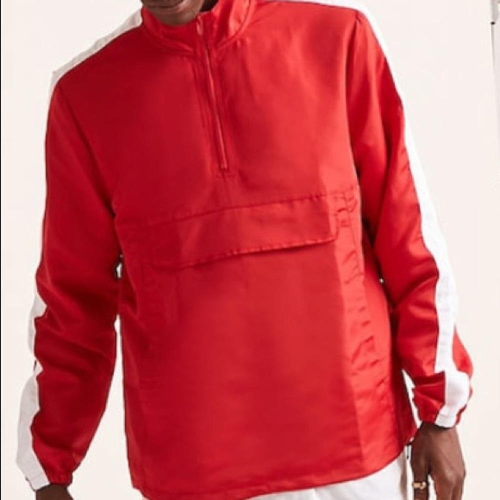 Forever21 Contrast Stripe Anorak Jacket
