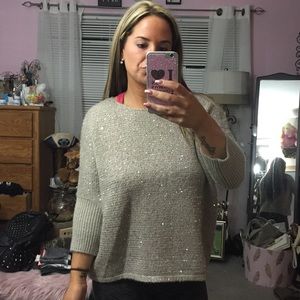 NWT forever 21 sequin sweater XS