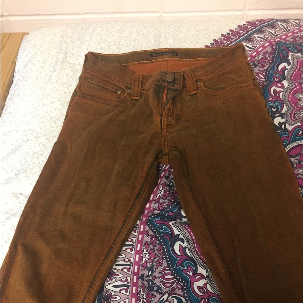 Brown/Orange Nudie Jeans