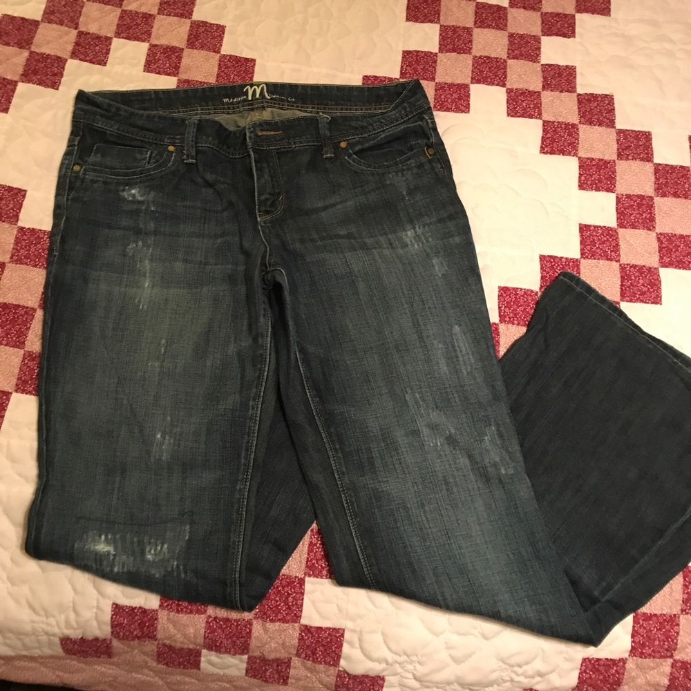 Madison Denim Co distressed jeans size 13/14