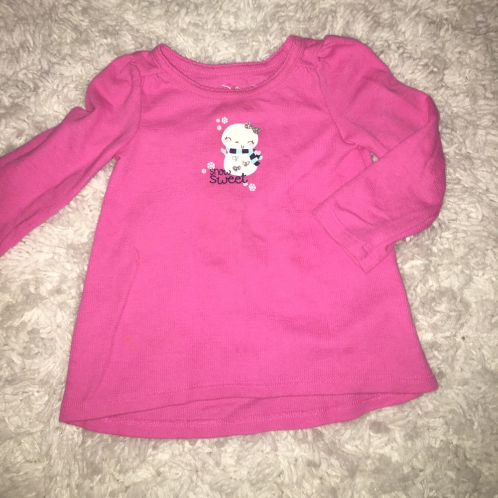 Pink thermo long sleeve shirt