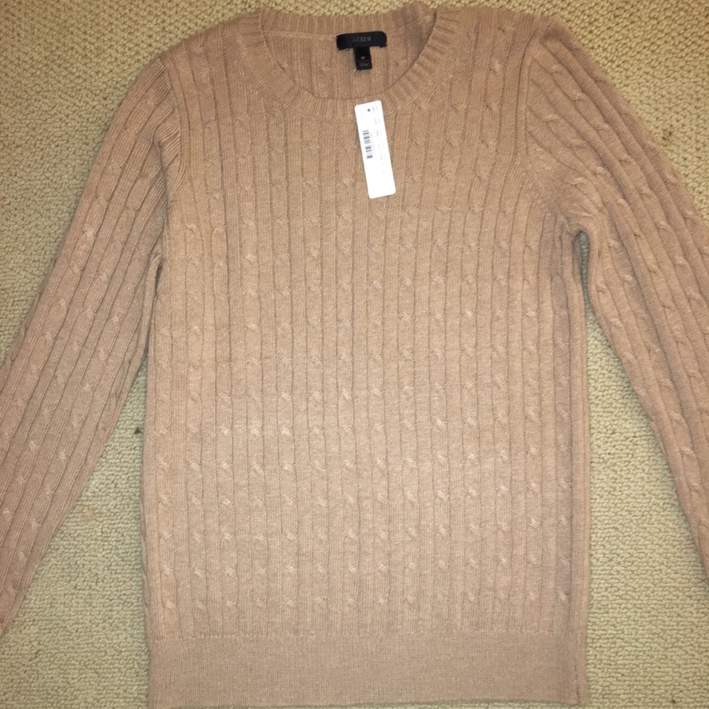 J. Crew sweater in tan size M