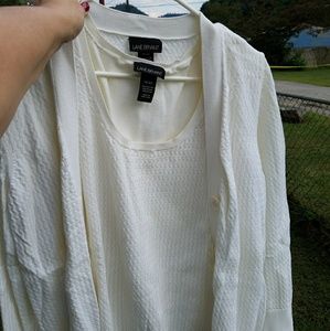 Lane Bryant Tank and Cardigan