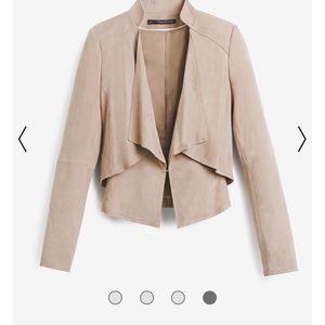 Women's White House Black Market Suede Jacket M Women's White House Black Market Suede Jacket M