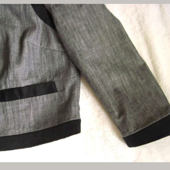 Worthington Minimalist Black & Grey Blazer Jacket - Picture 3 of 4