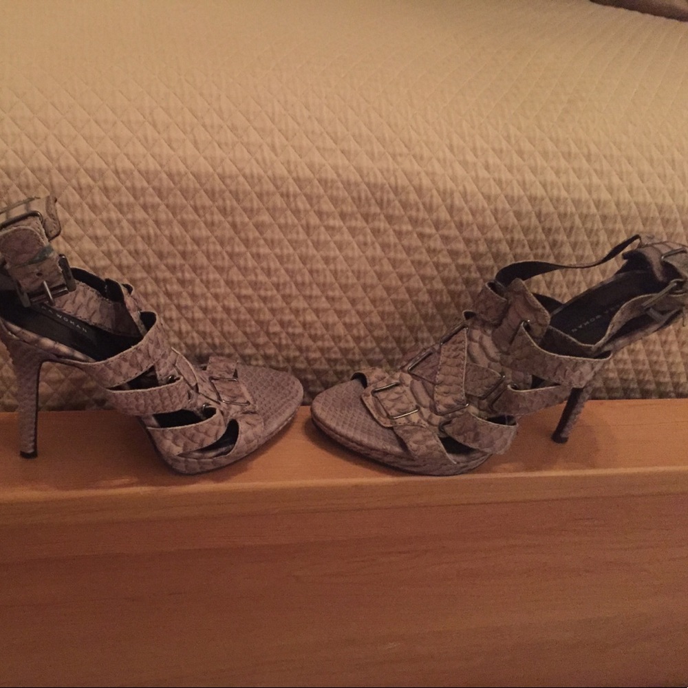 Zara Snakeskin heels
