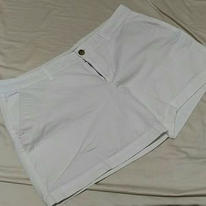 Old Navy White Chino Shorts