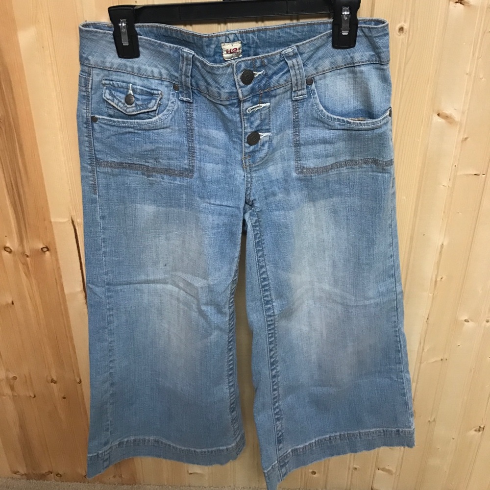 Jean gaucho capris