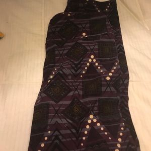 Aztec print os leggings