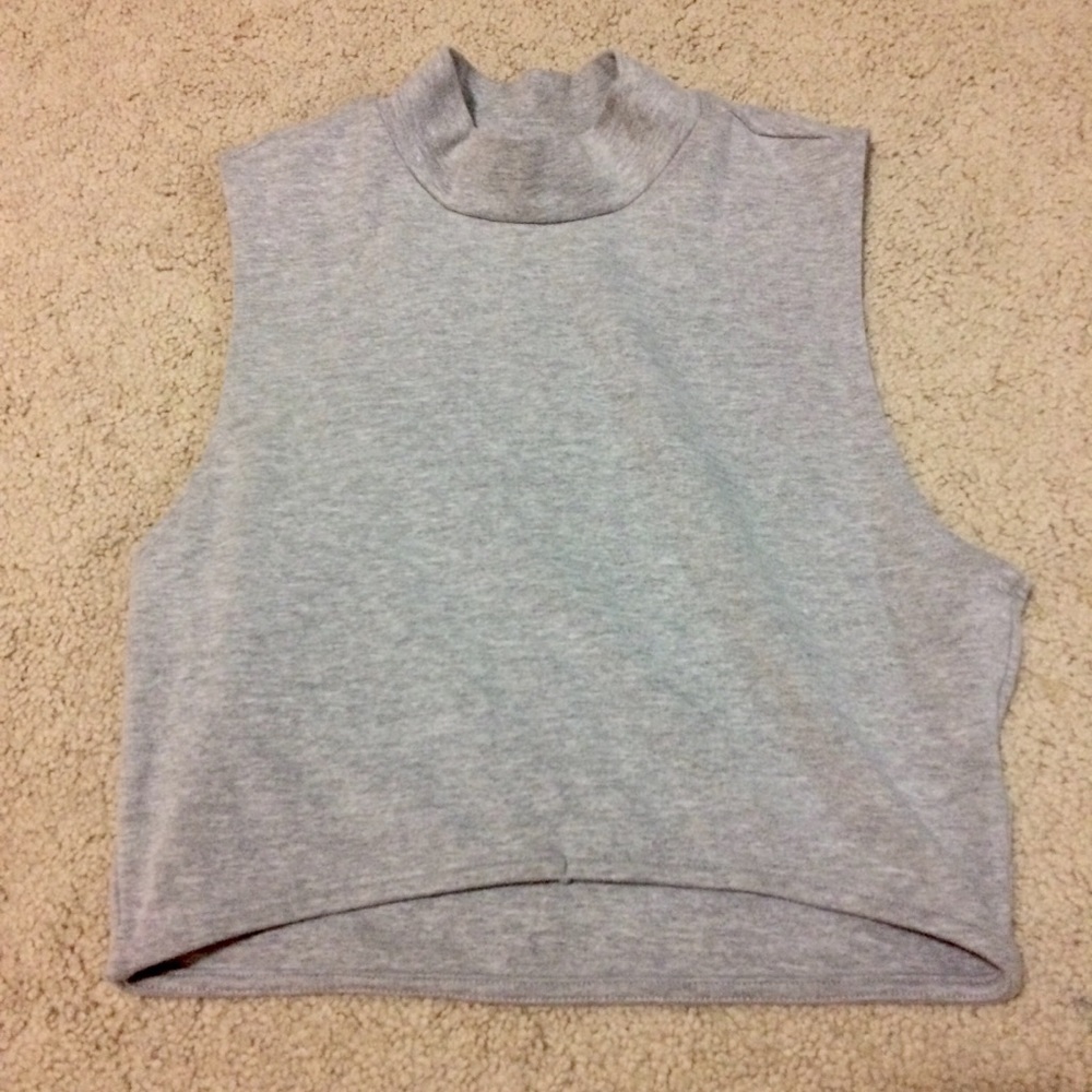 NEW Urban Outfitters Mock Neck Crop Top