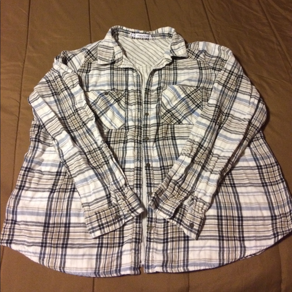 Maurice's plus flannel