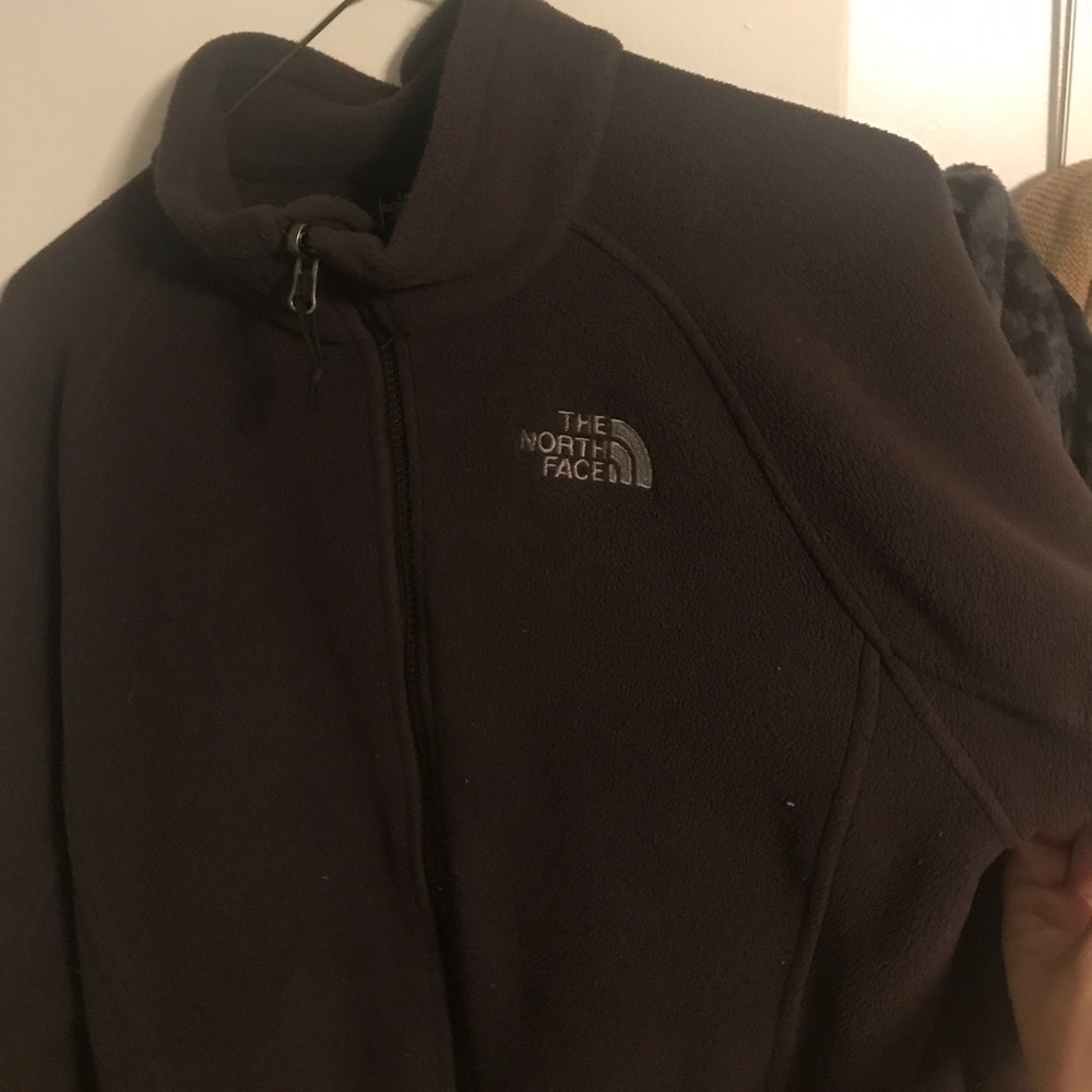 Brown North Face Fleece