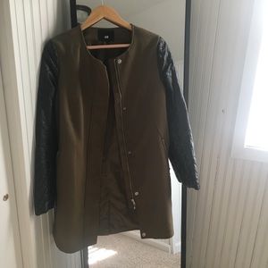 H&M Leather/Trench Coat H&M Leather/Trench Coat