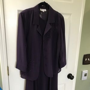 Purple ladies dress