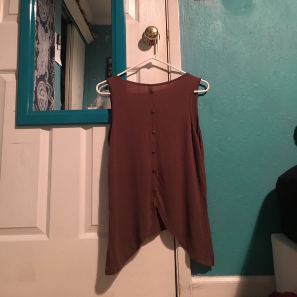 Brown Flowy shirt - Picture 2 of 2